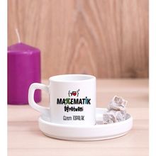 Hediye Dükkanı Matematik Öğretmeni Concept Türk Kahvesi Fincanı