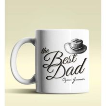 Hediye Zengini Kişiye Özel The Best Dad Tasarımlı Beyaz Kupa Bardak