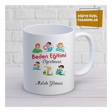 Hediyelen HDYLN26BEDENAHTKP Beden Eğitimi Öğretmeni Kupa Bardak ve Anahtarlık Set