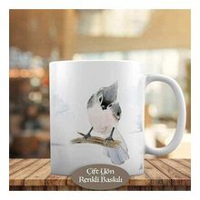 HEDIYELIK-53876-56347 Daldaki Küçük Kuş Kupa Bardak