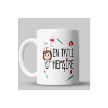 Hediyeliks En Tatlı Hemşire Yazılı Kupa Bardak