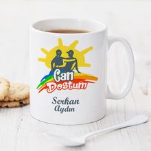 Hediyemen Can Dostum İsme Özel Kupa Bardak