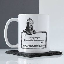 Hediyemen Sultan Alparslan Esprili Gümüş Kupa Bardak