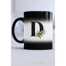 Hedizu Botanik D Harfli Siyah Kupa Bardak