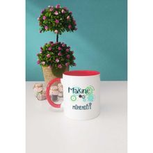 Hedizu Kırmızı Makine Mühendisi Hediye Kupa Bardak