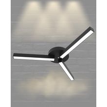 Hegza Lighting Admira Plafonyer Siyah 4000K Doğal Beyaz Modern Led Avize