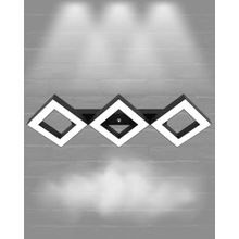 Hegza Lighting Amigo Plafonyer Siyah 6500K Beyaz Işık Modern Led Avize