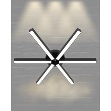 Hegza Lighting Borde Plafonyer Siyah 4000K Doğal Beyaz Modern Led Avize