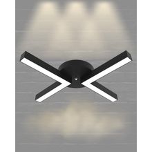 Hegza Lighting Contento Plafonyer Siyah 4000K Doğal Beyaz Modern Led Avize