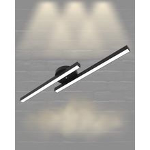 Hegza Lighting Marea Plafonyer Siyah 4000K Doğal Beyaz Modern Led Avize