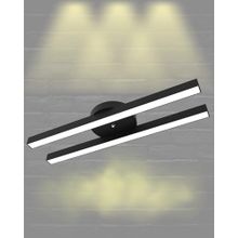 Hegza Lighting Mellizo Plafonyer Siyah 3000K Sarı Işık Modern Led Avize