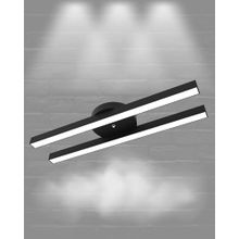 Hegza Lighting Mellizo Plafonyer Siyah 6500K Beyaz Işık Modern Led Avize