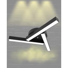 Hegza Lighting Mirador Plafonyer Siyah 3000K Sarı Işık Modern Led Avize
