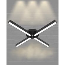 Hegza Lighting Molino Plafonyer Siyah 4000K Doğal Beyaz Modern Led Avize