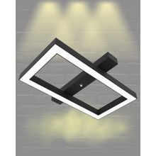 Hegza Lighting Piazza Plafonyer Siyah 3000K Sarı Işık Modern Led Avize