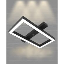 Hegza Lighting Piazza Plafonyer Siyah 4000K Doğal Beyaz Modern Led Avize