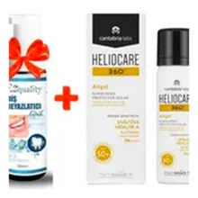 Heliocare 360 Gel Oil Free Spf 50 50 ml Yağsız Güneş Kremi+E2'quality Diş Beyazlatıcı Köpük