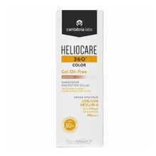 Heliocare 360 Gel Oil Free SPF50+ 50 ml Bronz Yağlı Ciltler için Renkli Güneş Koruma Jeli