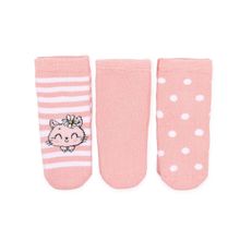 Hello Baby Pembe 3'lü Havlu Çorap
