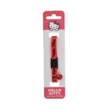 Hello Kitty Figürlü ve Yazılı 20x30 cm Kırmızı Siyah Kedi Boyun Tasması