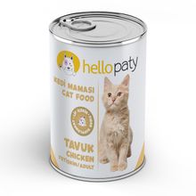 Hello Paty Tavuk Etli Konserve Yaş 24x415 gr Kedi Maması