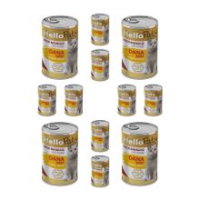 Hello Paty Yetişkin Dana Etli Kıyılmış Konserve 12x415 gr Kedi Maması