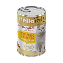 Hello Paty Yetişkin Tavuk Etli Kıyılmış Konserve 12x415 gr Kedi Maması