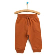 HelloBaby 23KHLBEALT007 Kahverengi Basic Şardonlu İki İp Eşofman Altı