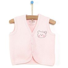 HelloBaby Kapitone Kız Bebek Açık Pembe Yelek