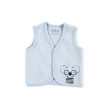 HelloBaby Mavi Kapitone Yelek