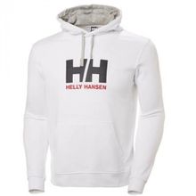 Helly Hansen Hh Logo Hoodie Beyaz Erkek Kapüşonlu Sweatshirt