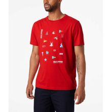 Helly Hansen Shoreline 2.0 Erkek Kırmızı Kısa Kollu T-shirt