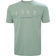 Helly Hansen Skog Recycled Graphic Yeşil Erkek T-shirt