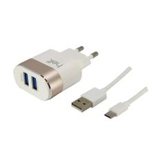 Helt HT-12 Beyaz 10W 2400 mAh Micro Kablo ve Şarj Aleti