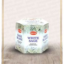 Hem 40 Adet White Sage Geri Akışlı Konik Tütsü