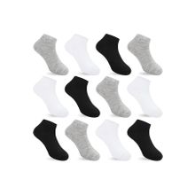Hepsine Rakip 12li Erkek Çocuk Bambu Dikişsiz Patik Kısa Çorap Ekonomik Çorap Karışık 9-10 yaş