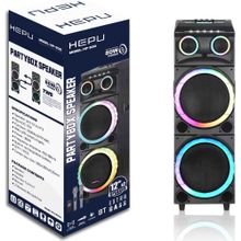 Hepu 930 2 Mikrofonlu Parti Bluetooth Hoparlör