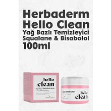 Herbaderm Hello Clean Yağ Bazlı Oleanolik Asit ve Squalane Bisabolol 100 ml Temizleyici Balm