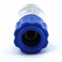 Herbirivar IC240B 40x15 mm Mavi Şeffaf Born Klemens Dişi