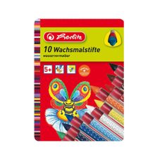 Herlitz Crayon 008 Metal 10'lu Pastel Boya