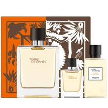 Hermes Terre D'Hermes EDT 100 ml Erkek Parfüm + 7.5 ml + 40 ml Tıraş Sonrası Losyon Seti