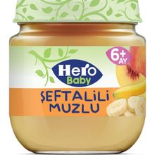 Hero Baby 120 gr Şeftalili Muzlu Kavanoz Maması