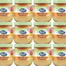 Hero Baby 12x120 gr Şeftalili Muzlu Kavanoz Maması