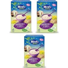 Hero Baby 3x200 gr Gece Sütlü Rezeneli 8 Tahıllı Kaşık Mama
