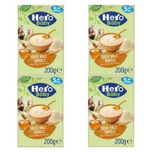 Hero Baby 5+ Ay 4x200 gr Sütlü Ballı İrmikli Kaşık Maması