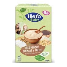 Hero Baby 6-36 Ay 200 gr Sütlü Peynirli Pekmezli 8 Tahıllı Kaşık Maması