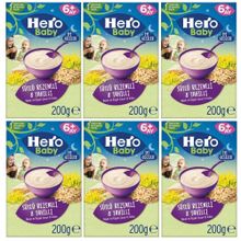 Hero Baby 6x200 gr Gece Sütlü Rezeneli 8 Tahıllı Kaşık Maması