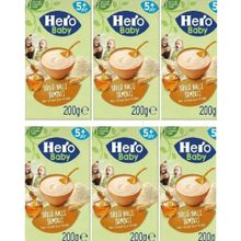 Hero Baby 6x200 gr Sütlü Ballı İrmikli Kaşık Maması
