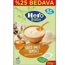 Hero Baby Sütlü Ballı İrmikli 250 gr Kaşık Maması