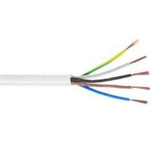 Hes Kablo H05VV-F 5x2.5 mm² Beyaz TTR Kablo